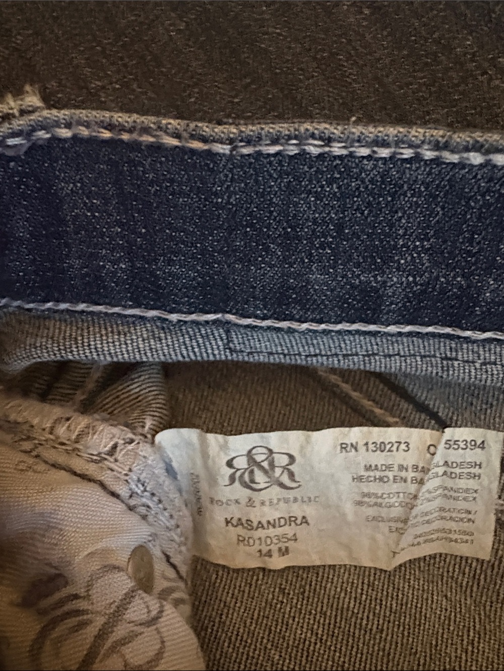 Rock & Republic Kasandra Flare Jeans in Blue - Picture 13 of 13